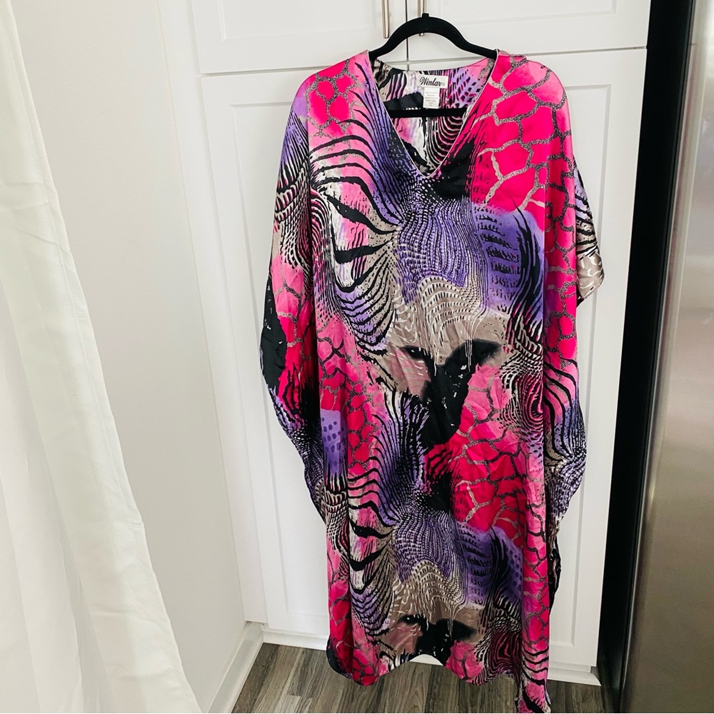 Vintage Winlar womens caftan kimono one size kaftan